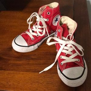 Red Converse Hightops